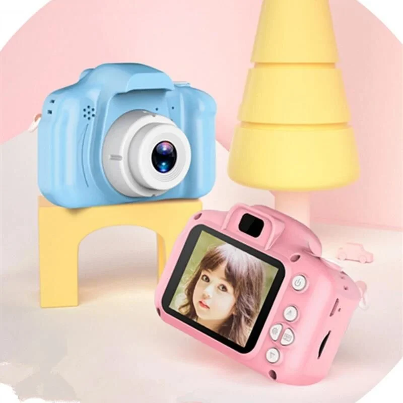 Torima CMR 7 Pembe Mini 1080p Hd Çocuk Kamera Dijital Fotoğraf Makinesi 2-0 Inç Ekran